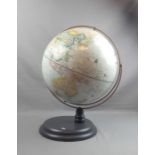 GROSSER GLOBUS "Replogie 16 Inch Diameter Globe World Classic Series", gearbeitet nach