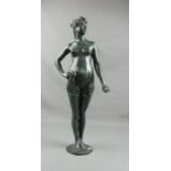 MILLLES, CARL (1875-1955; eigentlich Carl Emil Wilhelm Andersson), Skulptur: "Stehender weiblicher