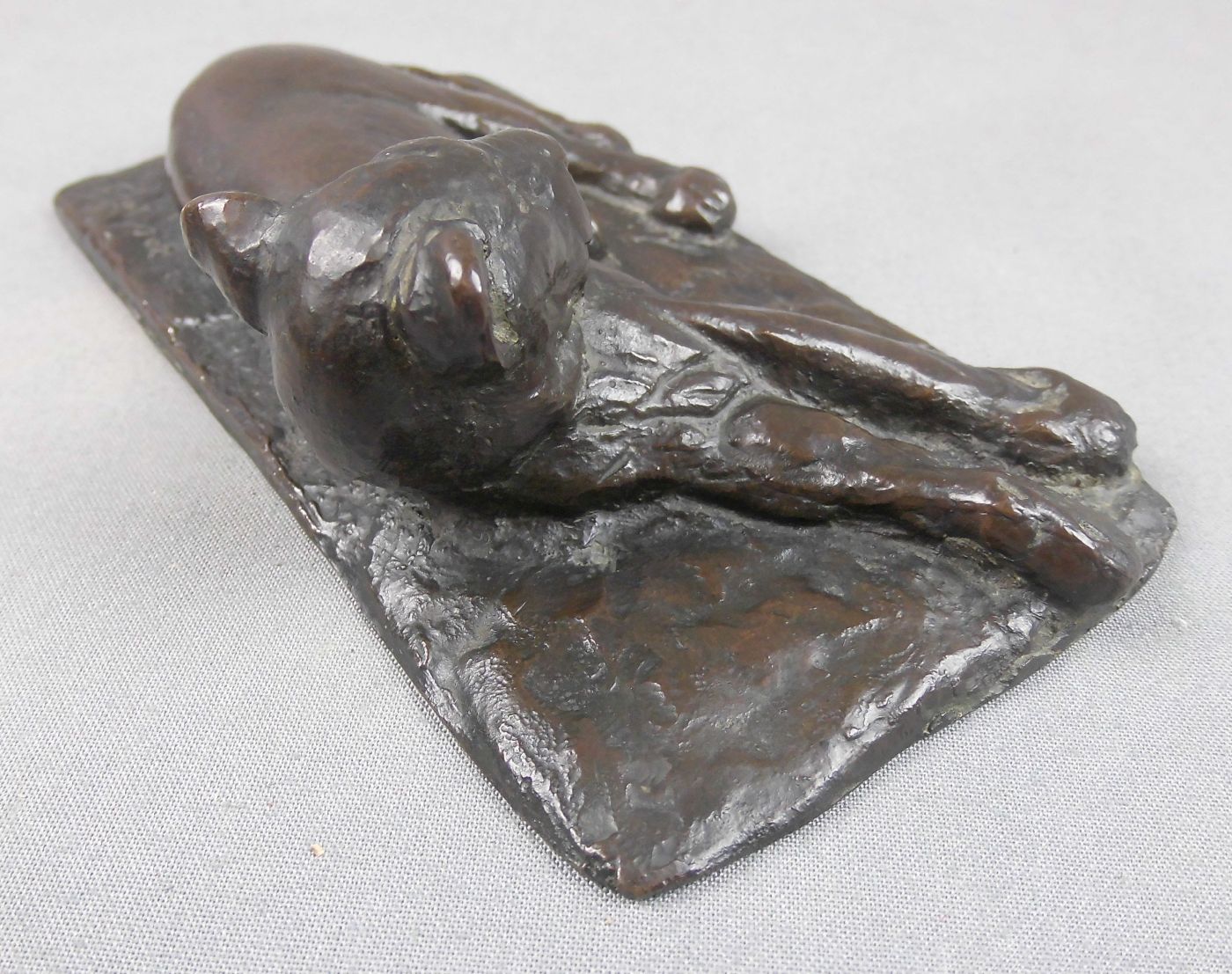 GAUL, AUGUST (Großauheim b. Hanau 1869-1921 Berlin), Skulptur: "Liegende Löwin", Bronze, dunkelbraun - Image 5 of 6