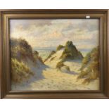 GUNDLACH, HENRY (1884-1965), Gemälde: "Sylt", Öl auf Leinwand, u. l. signiert, betitelt und