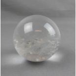 EDELSTEIN - KUGEL / Paperweight: Bleikristall, D 8,5 cm.     Mindestpreis: 50 EUR