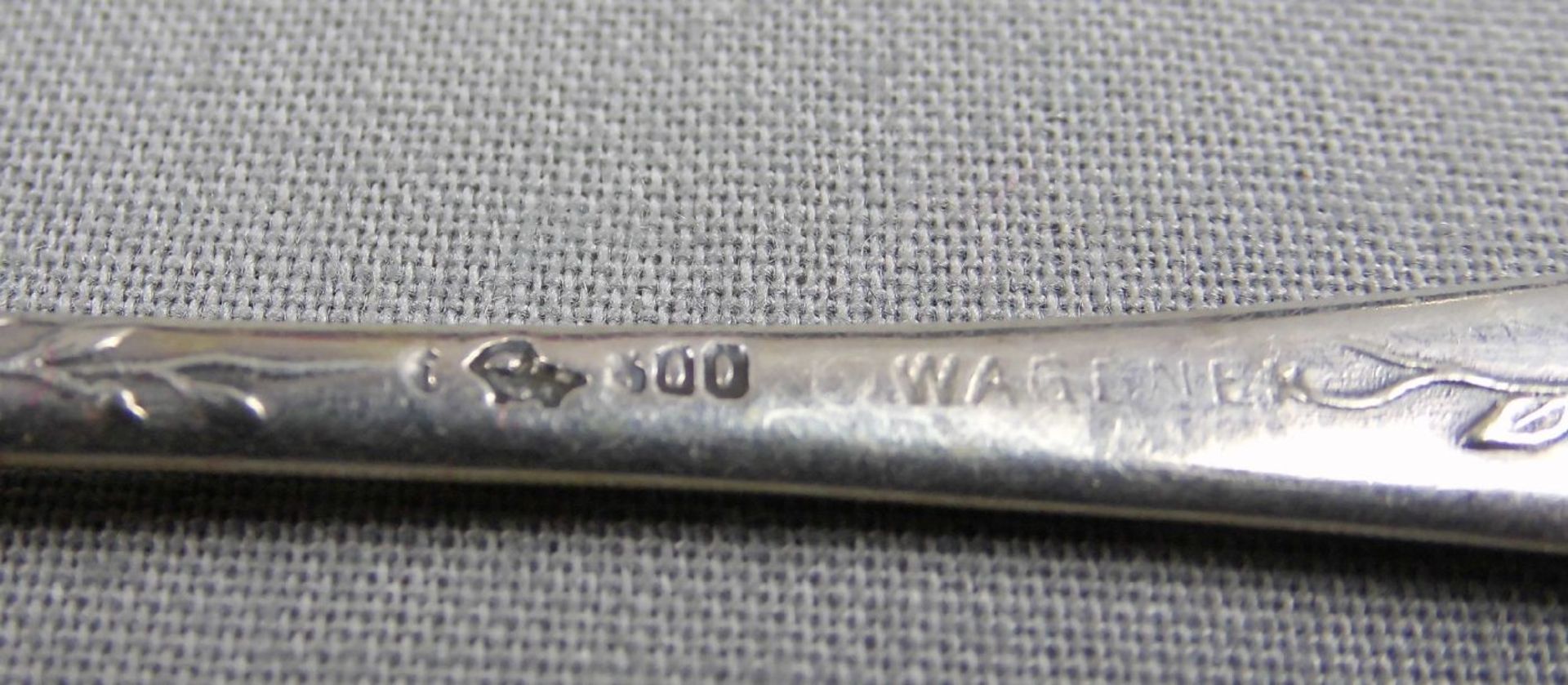 6 KAFFEE - ODER TEE - LÖFFEL in originaler Schatulle, 800er Silber (133 g), Löffel und Schatulle - Image 5 of 6