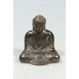 Amida-Buddha (Kamakura-Buddha), Bronze, sitzender Buddha im Meditationssitz, die Füße in Dhyanasana,