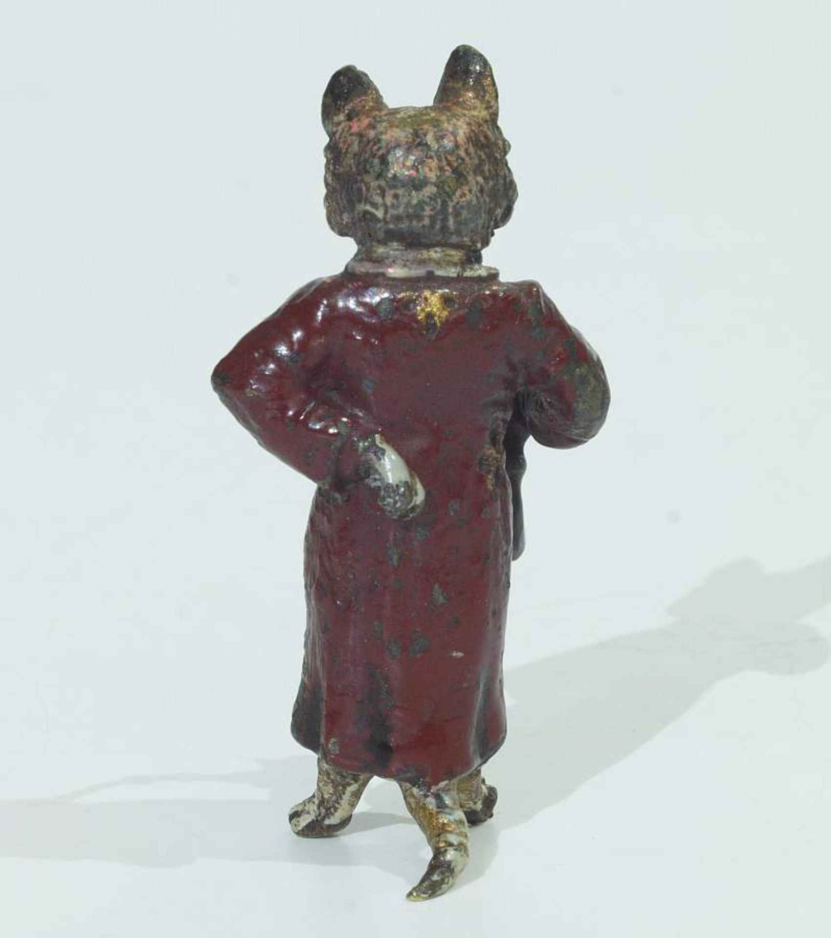 Wiener Bronze.
Wiener Bronze. Kater mit Pfeife.  Signiert. Höhe 5,5 cm. - Bild 4 aus 5