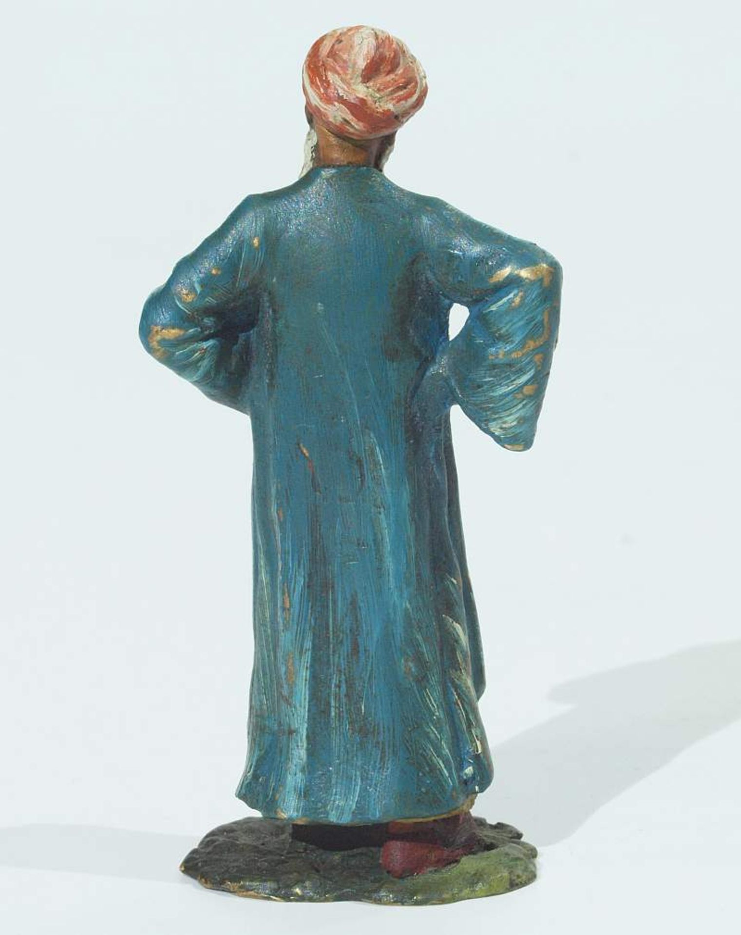 Wiener Bronze. 
Wiener Bronze. Araber, farbig staffiert, signiert "FB".  Höhe 7,5 cm. - Bild 3 aus 4