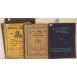 Bing Werke Nürnberg. Prospekte und Preislisten, neun Hefte aus den Jahren 1904 - 1907,1912 und