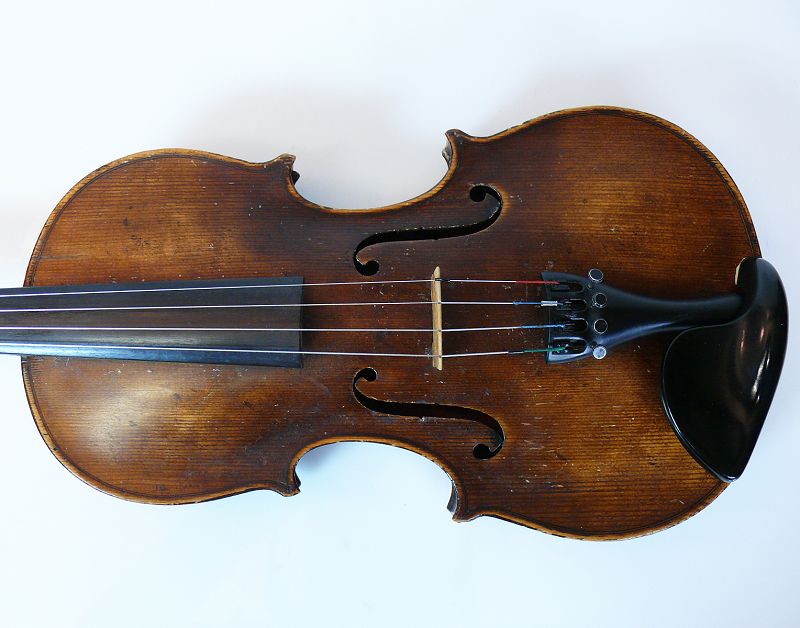 Violine mit Bogen; in Originalkasten; - Image 3 of 5