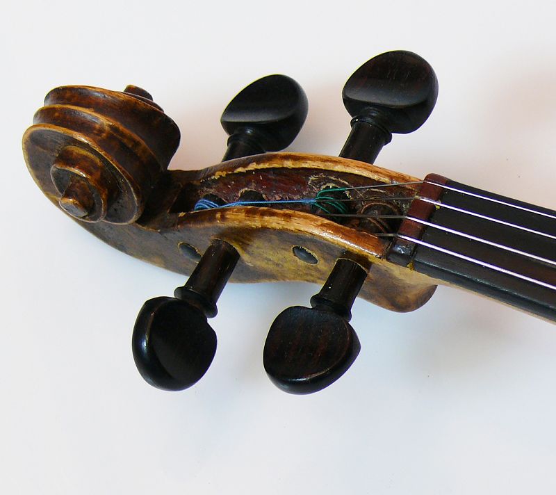 Violine mit Bogen; in Originalkasten; - Image 4 of 5