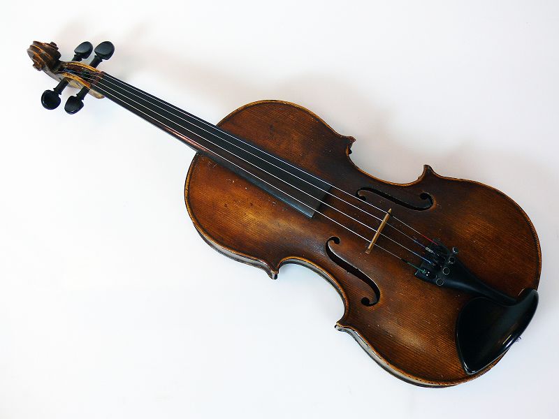 Violine mit Bogen; in Originalkasten; - Image 2 of 5