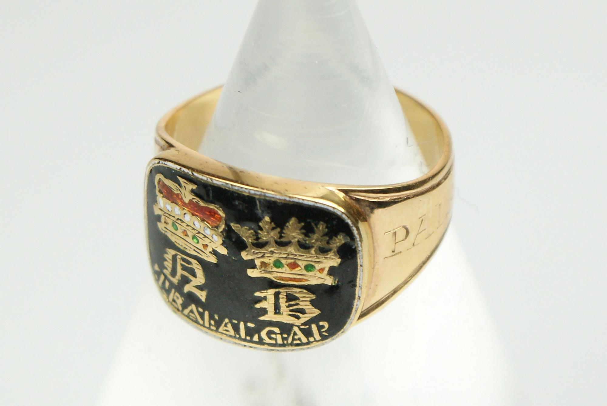 As was customary Rings were produced for Vice -Admirals Family and friends to wear The bezel of - Image 7 of 11