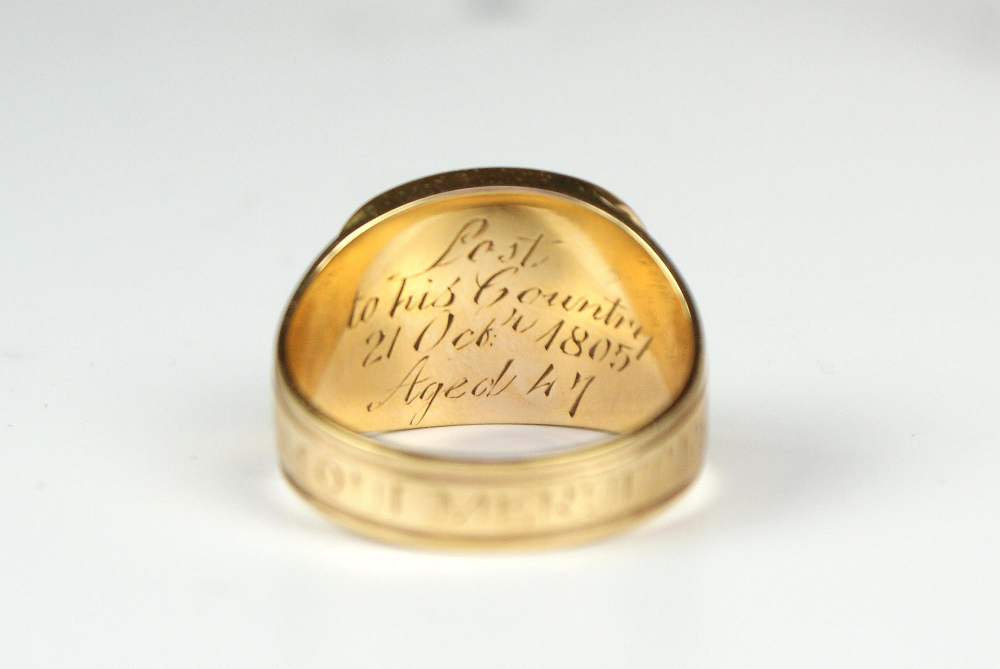 As was customary Rings were produced for Vice -Admirals Family and friends to wear The bezel of - Image 9 of 11