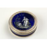 A Hanau ENAMELLED GOLD SNUFF-BOX by François Joanin, marked, Geneva, circa 1780/1800, with