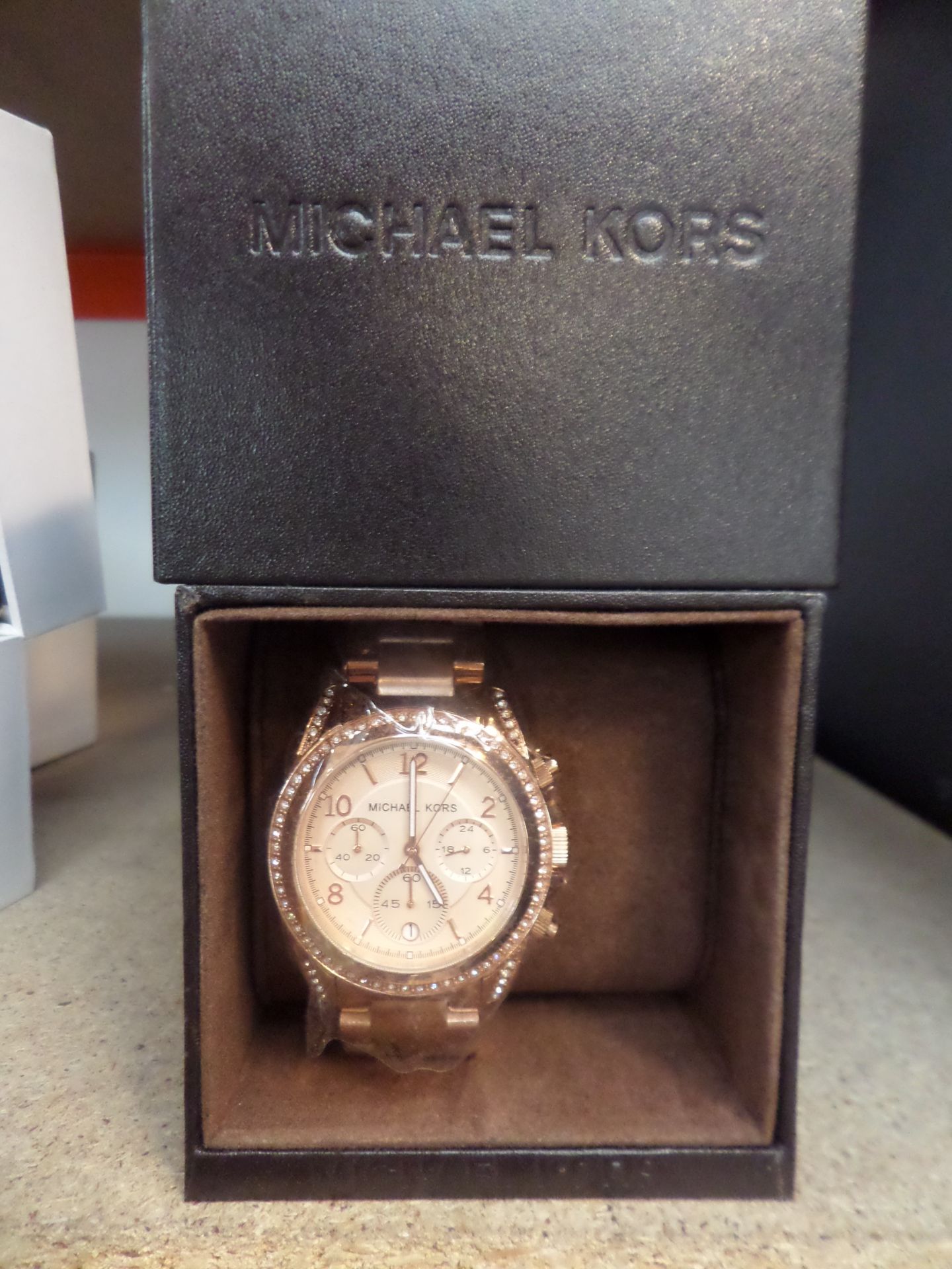 MICHAEL KORS ROSE GOLD COLOURED LADIES WATCH