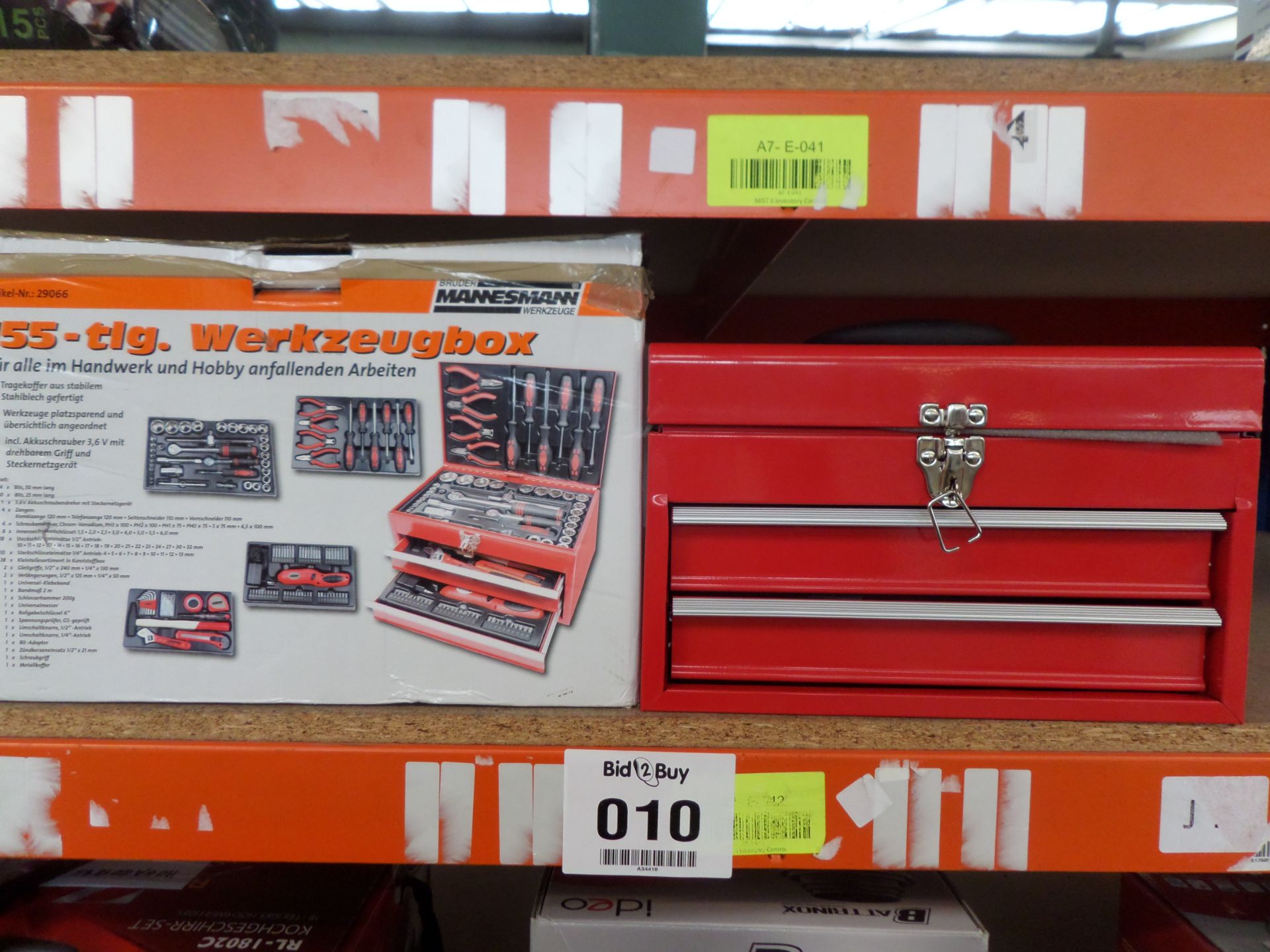 BRUDER MANNESMANN 155 PIECE TOOL BOX