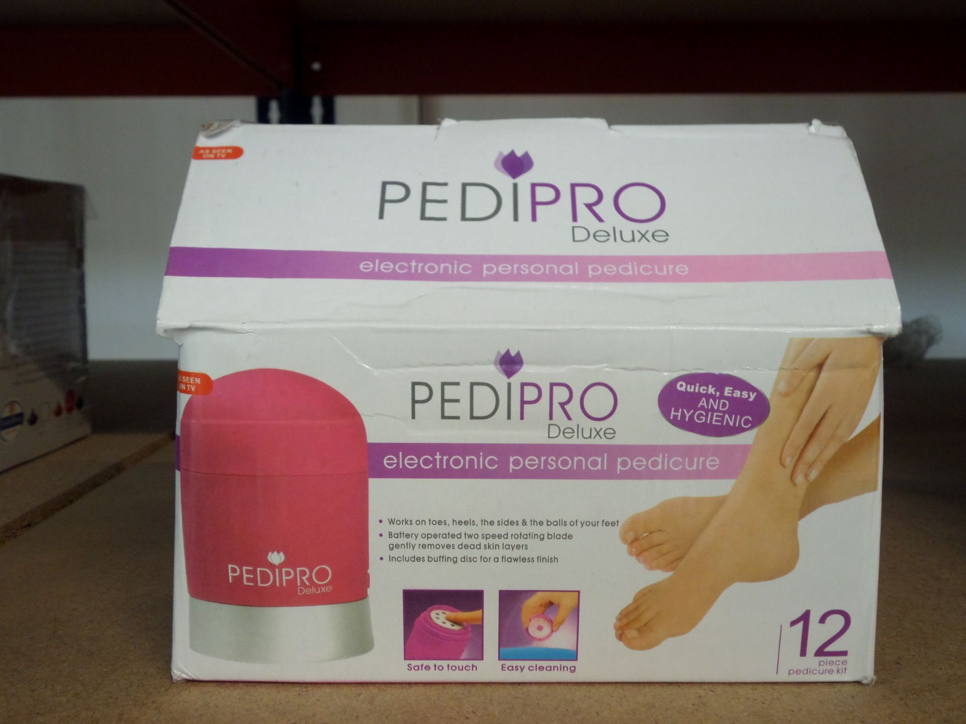 PEDIPRO DELUXE ELECTRONIC PERSONAL PEDICURE