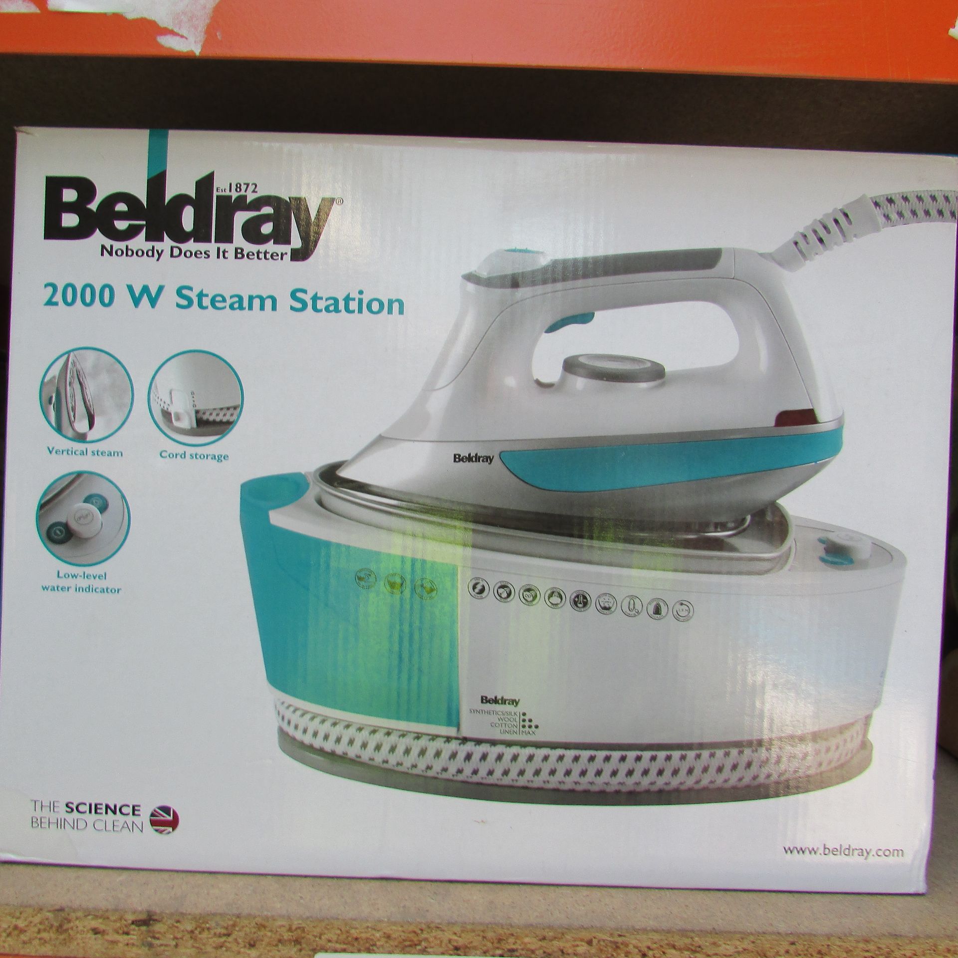 BELDRAY 2000W STEAM STATION