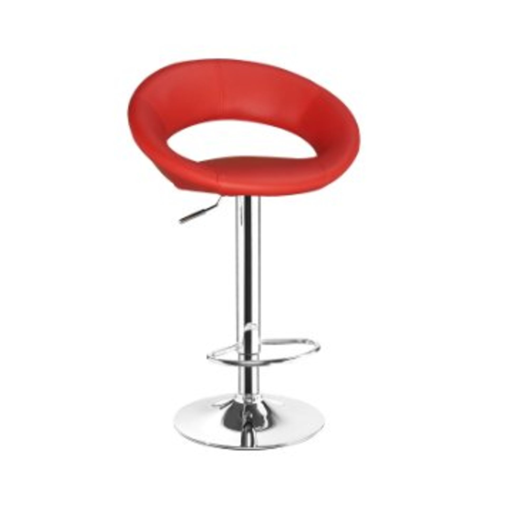 2 PIECE BAR STOOLS IN RED MODEL NUMBER ECLIPSE B-151