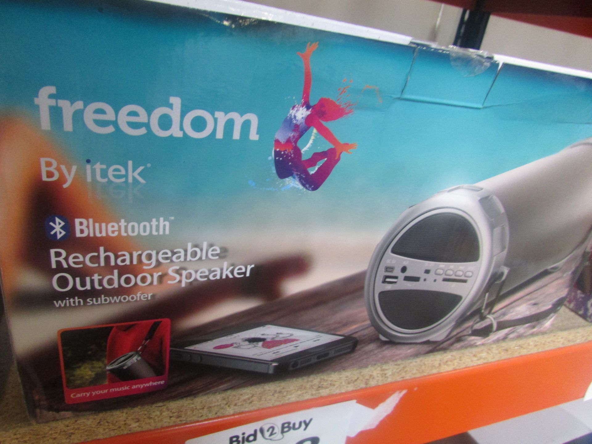 ITEK FREEDOM RECHARABLE OUTDOOR SPEAKER (362)