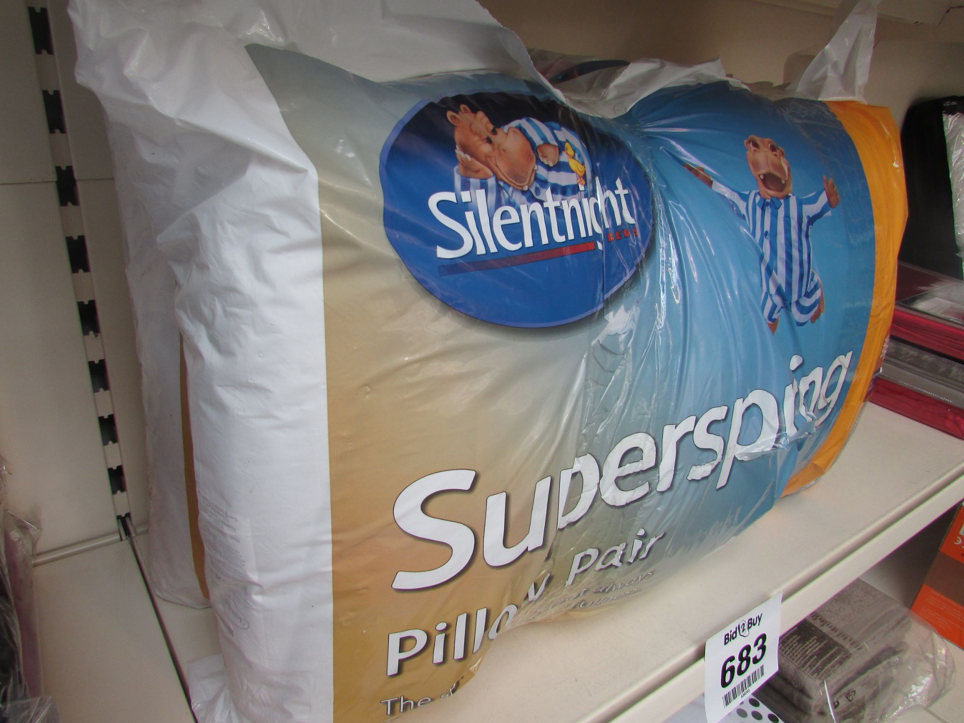 2 x 2 Pack of Silentnight Superspring Pillows