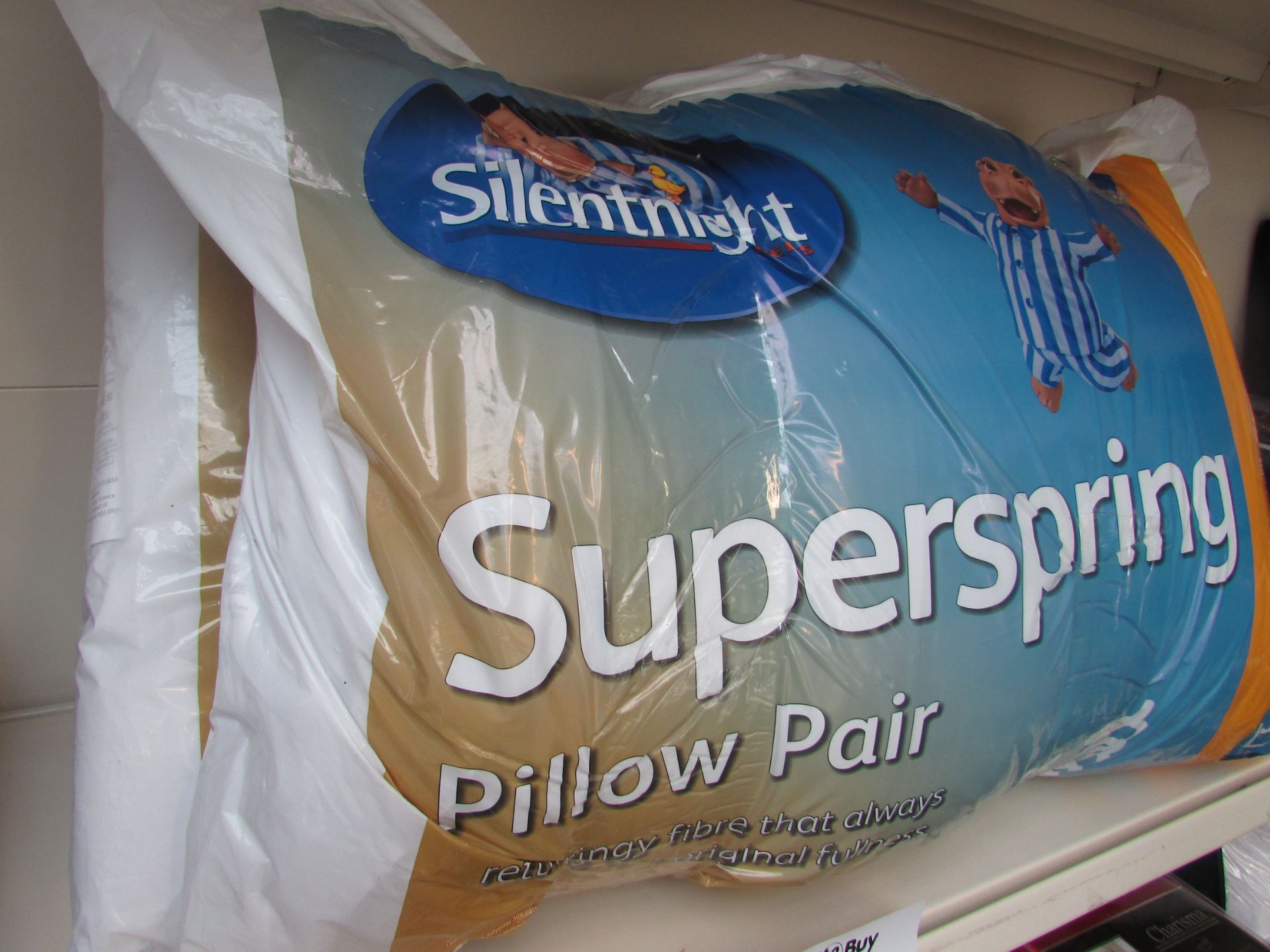 2 x 2 Pack of Silentnight Superspring Pillows