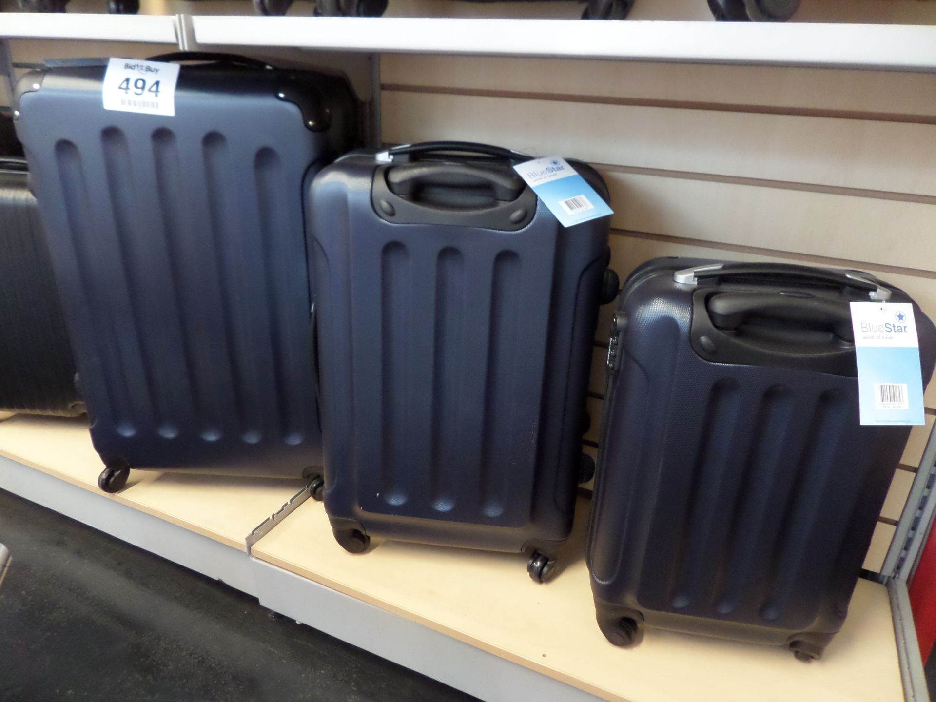 Set of 3 Bluestar Suitcases in Navy