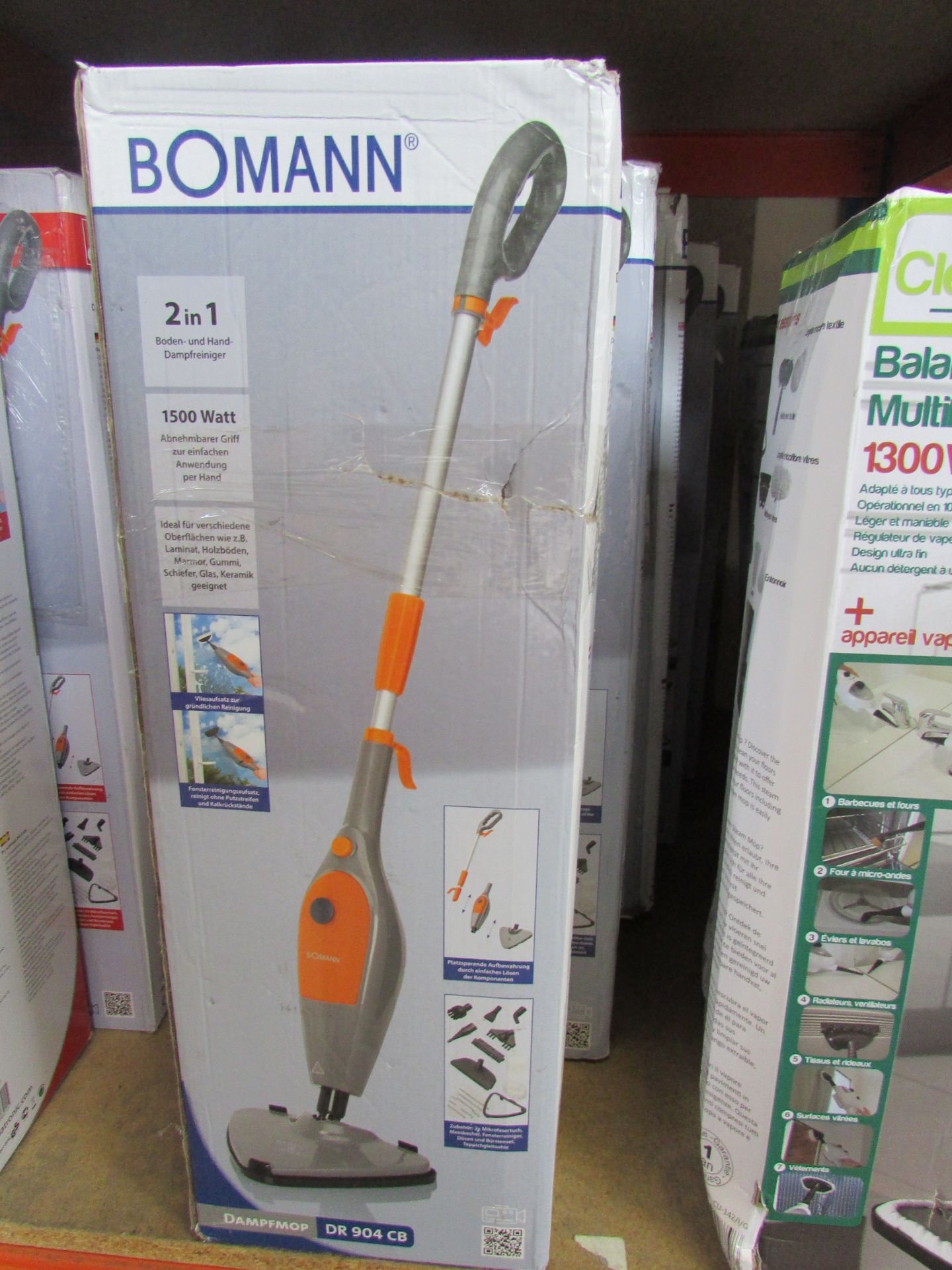 5X BOMANN 2IN1 STEAM CLEANERS