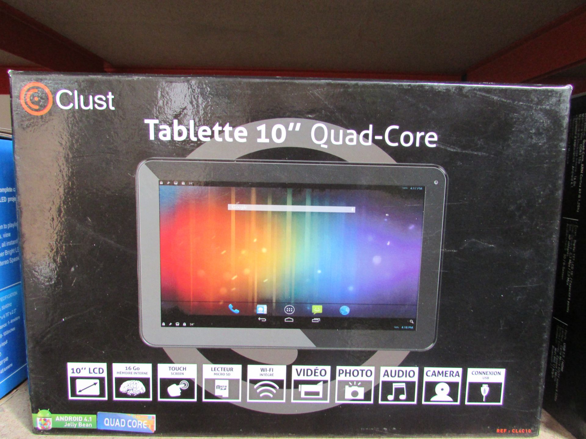 CLUST 10"QUADCORE TABLET