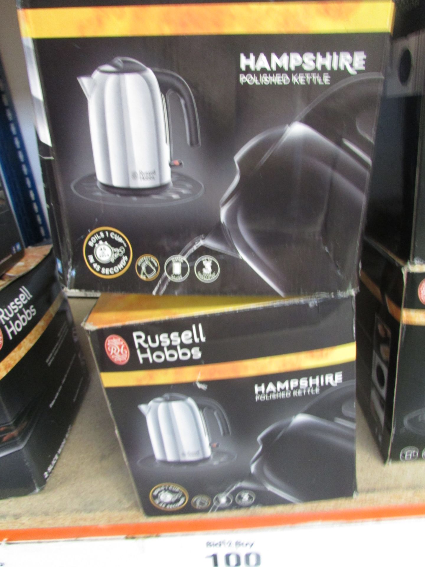 2X RUSSELL HOBBS HAMPSHIRE 1.7L KETTLES