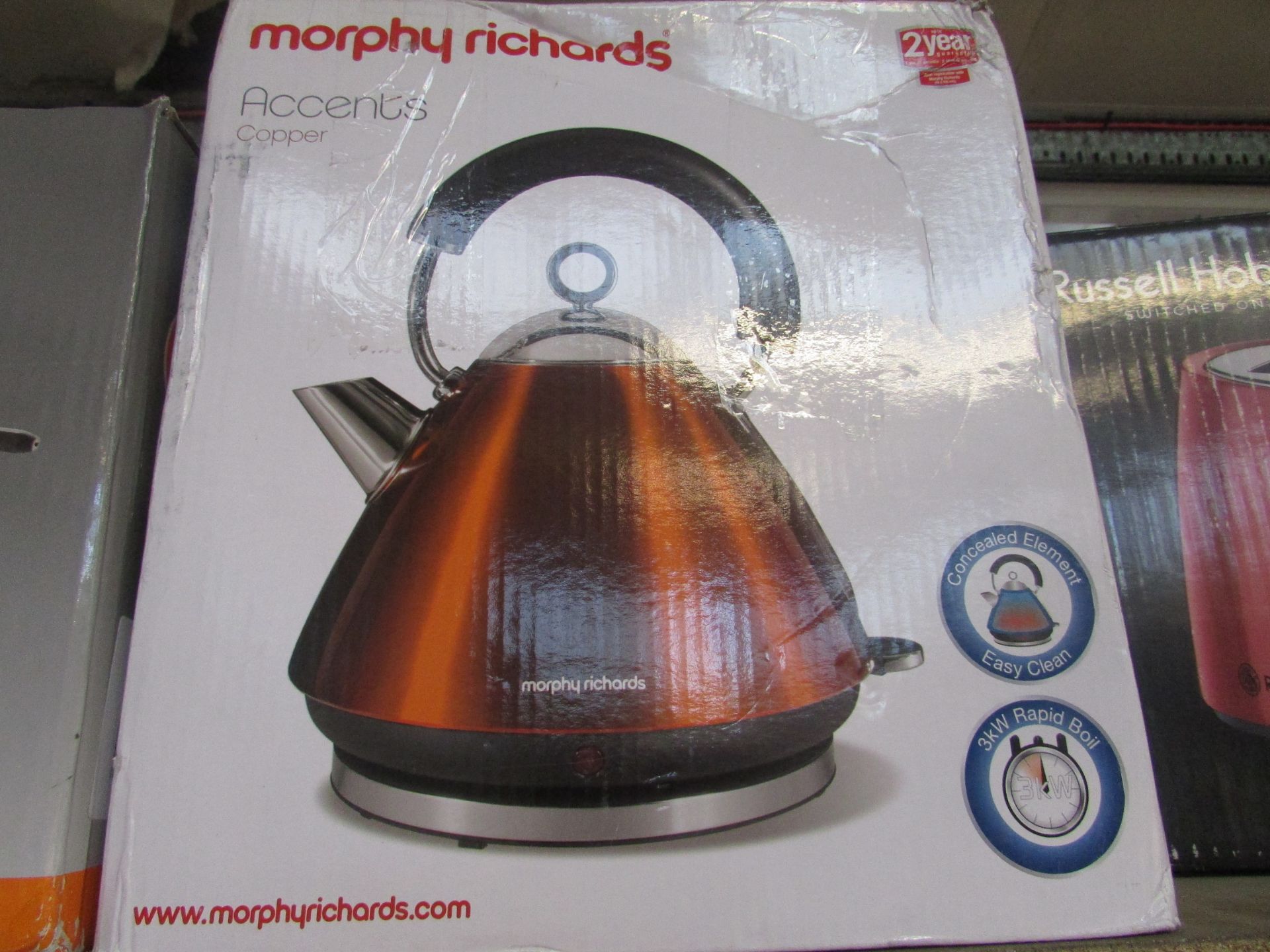 MORPHY RICHARDS COPPER 1.7L KETTLE