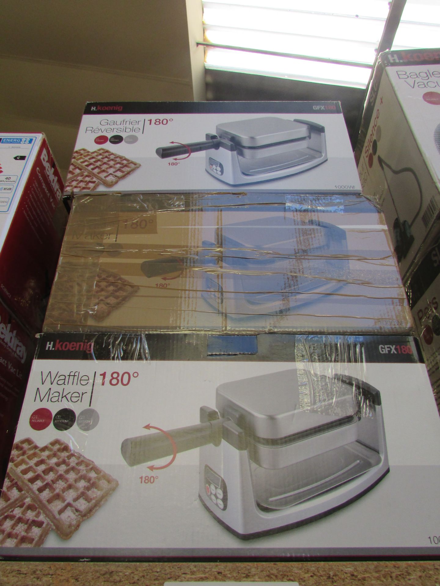 3 x H.Koenig Waffle Maker