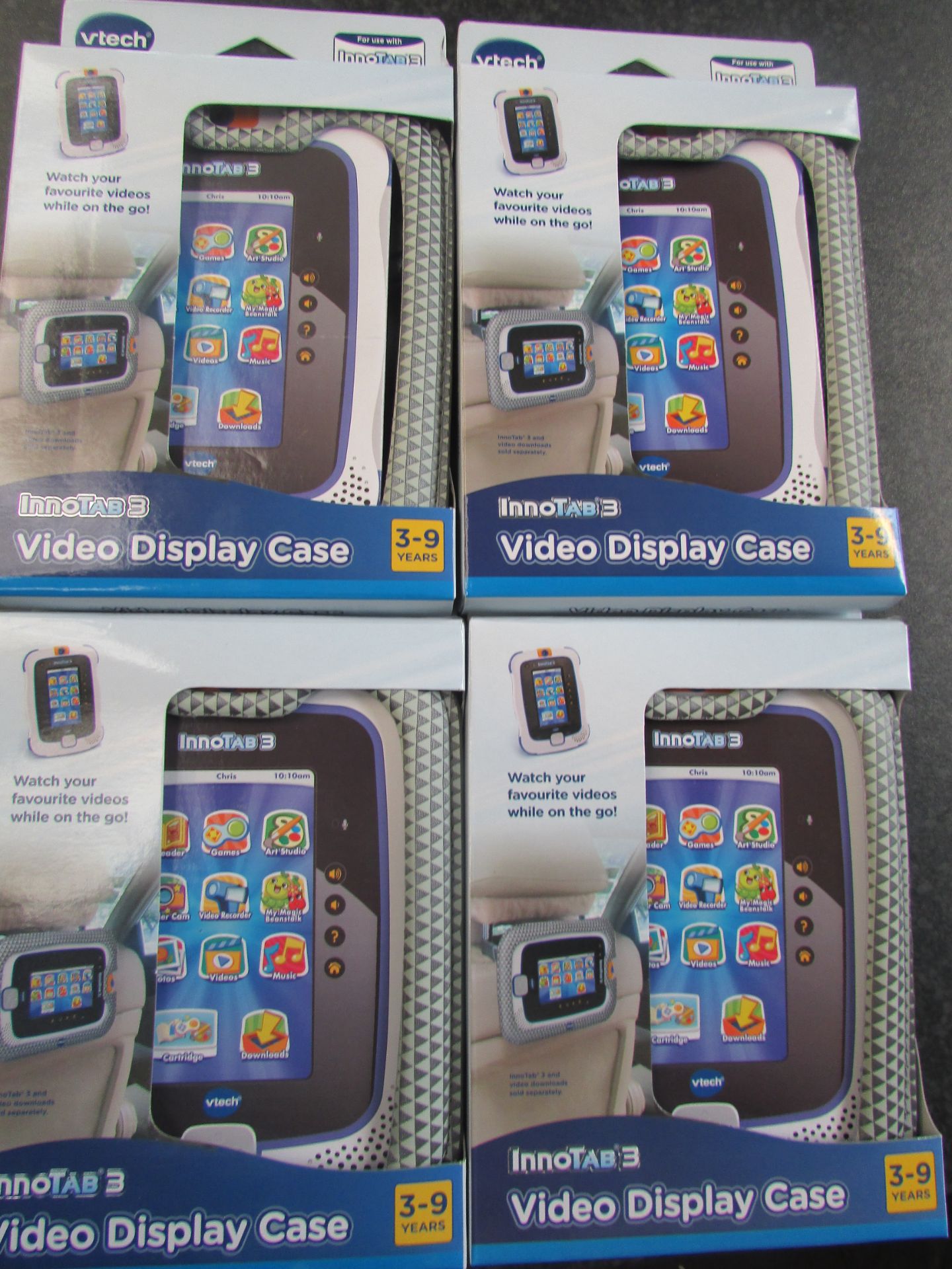 4 x Vtech InnoTab3 Video Display Case