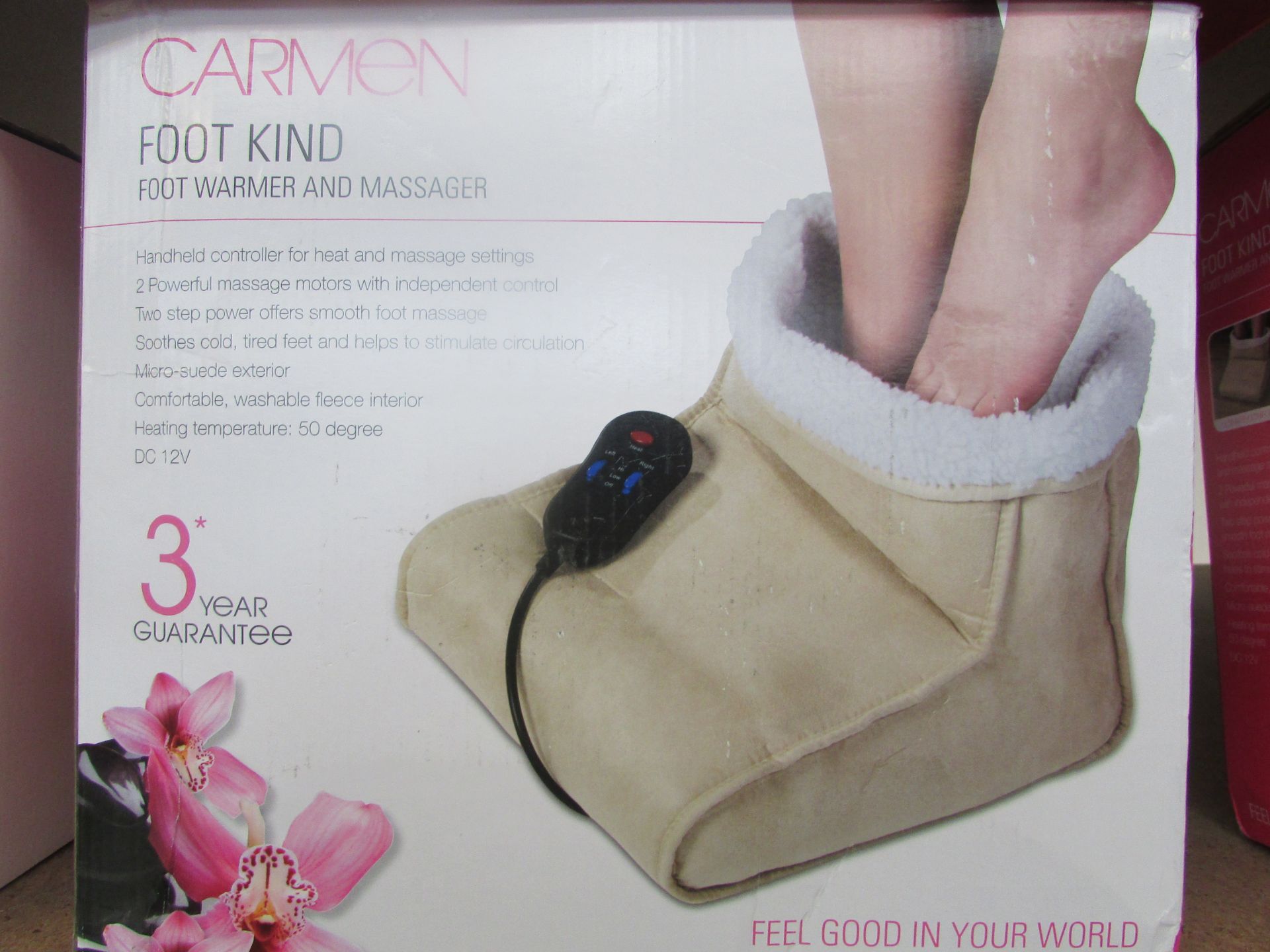 CARMEN FOOT WARMER AND MASSAGER