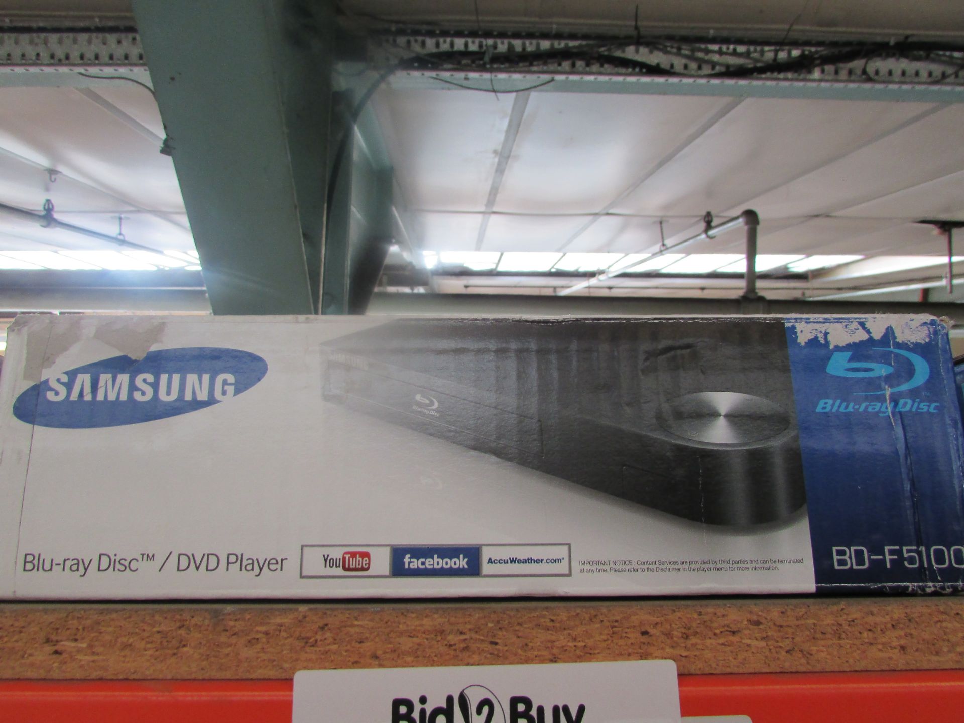 SAMSUNG BLU-RAY/DVD PLAYER (MODEL BD-F5100)