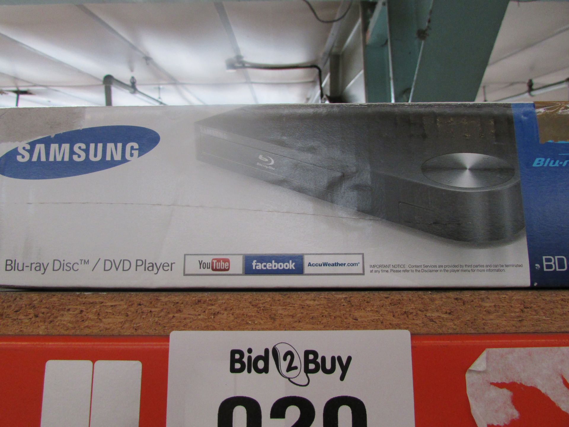 SAMSUNG BLU-RAY/DVD PLAYER (MODEL BD-F5100)