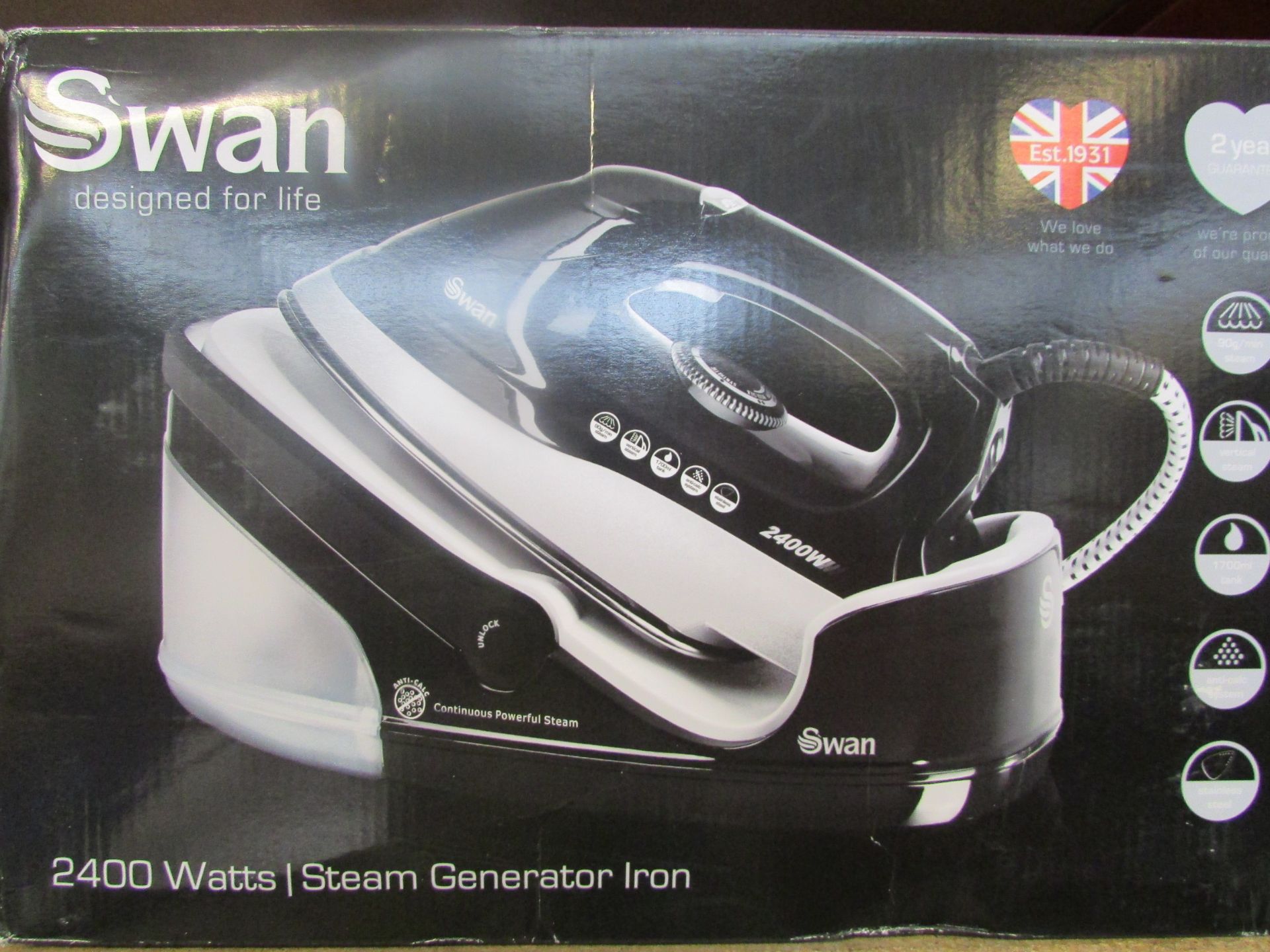 SWAN 2400W STEAM GENERATOR IRON