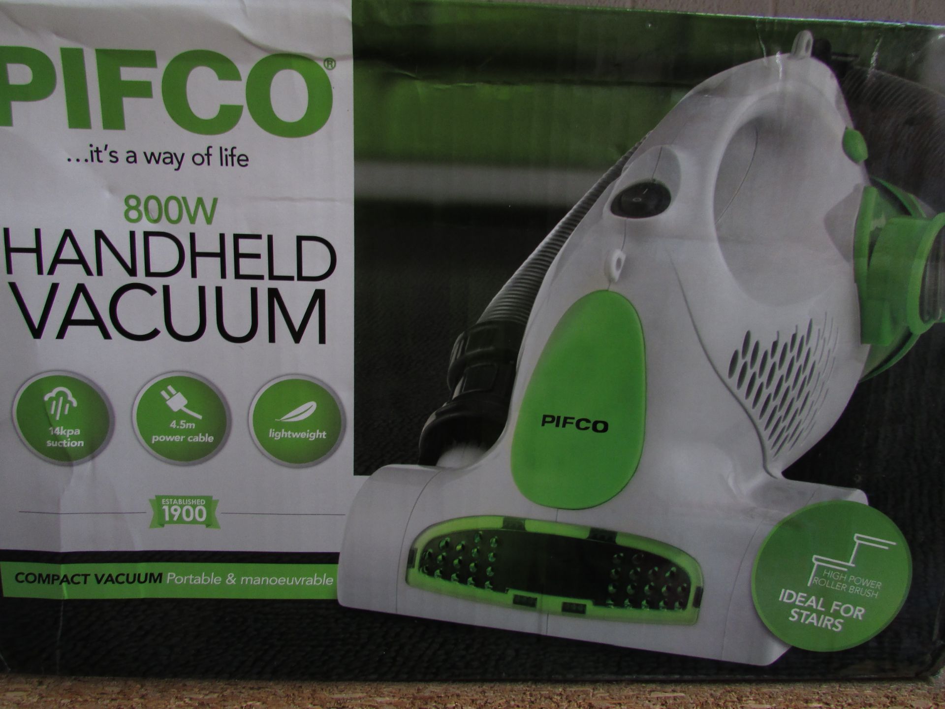 PIFCO HANDHELD VACUUM