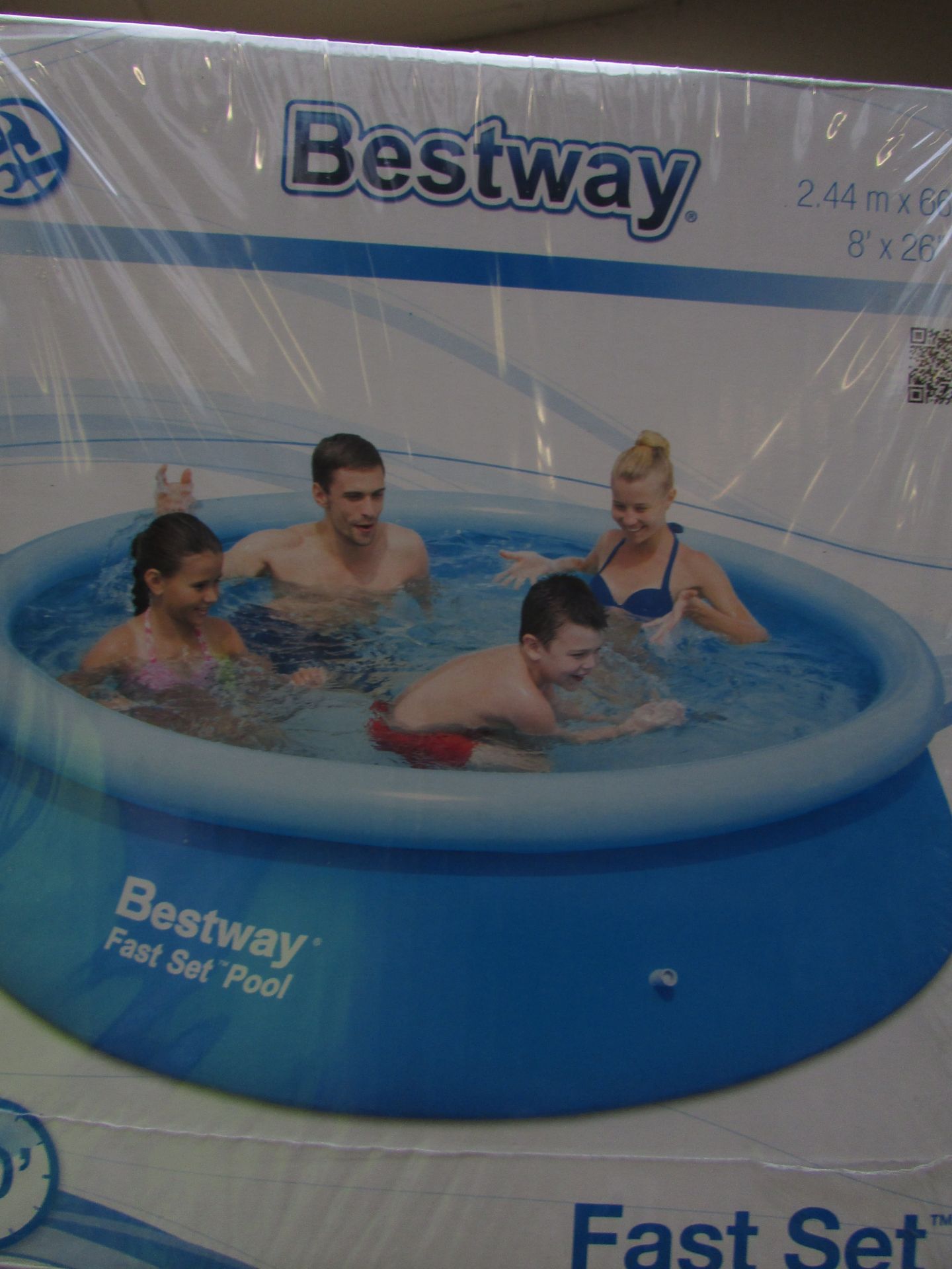 BESTWAY 8' FAST SET SWIMMING POOL