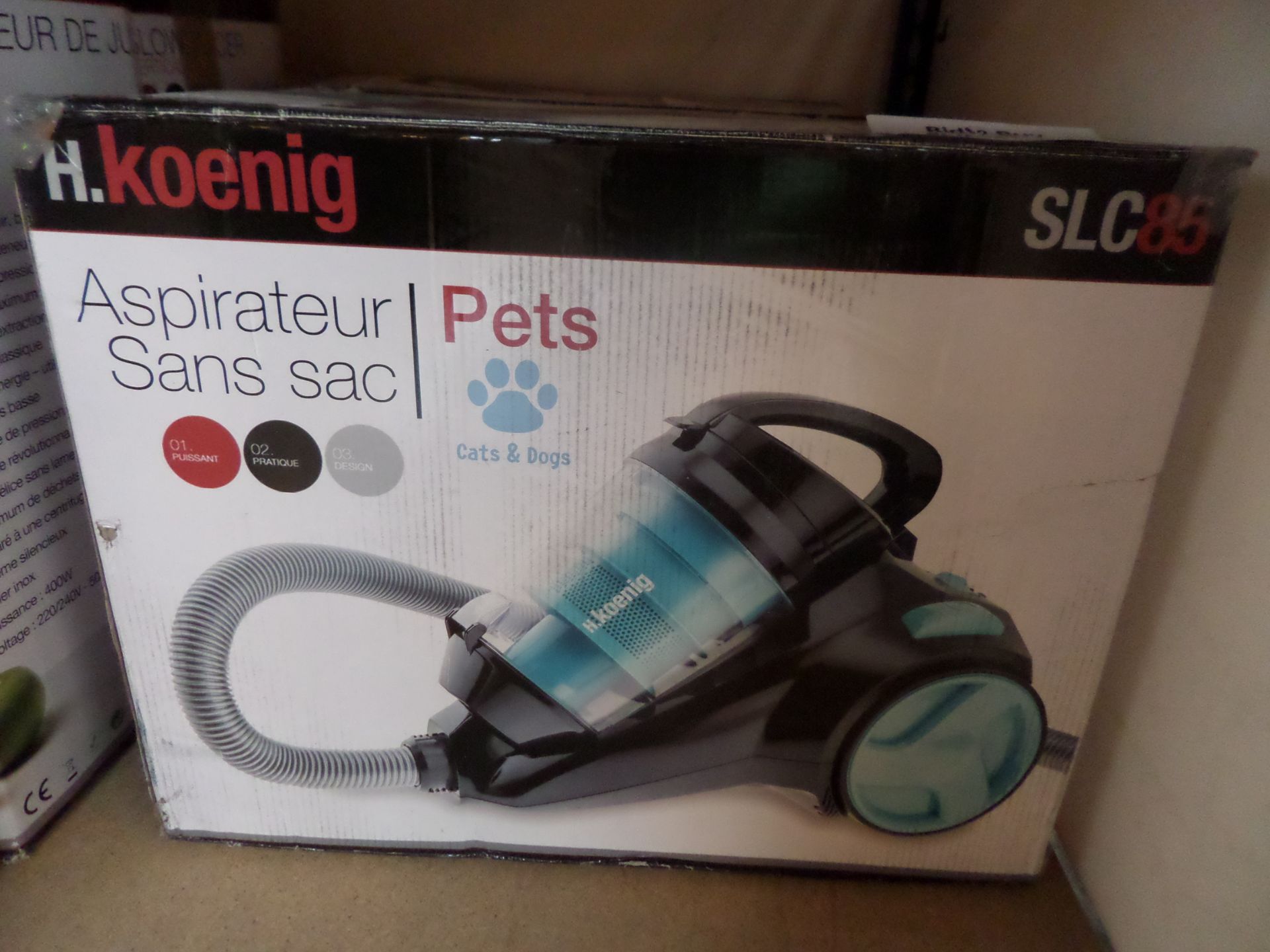 H.KOENIG PETS BAGLESS VACUUM CLEANER