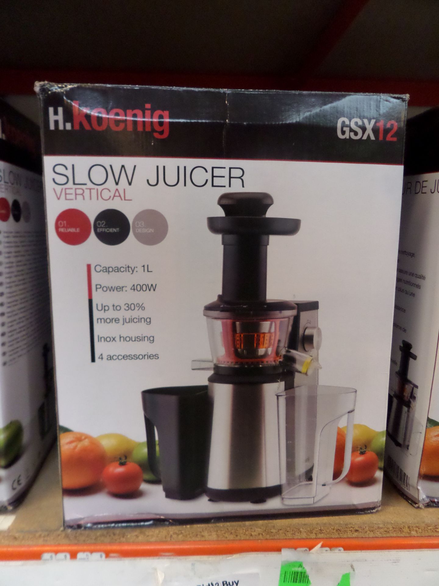 H.KOENIG 1L SLOW JUICER