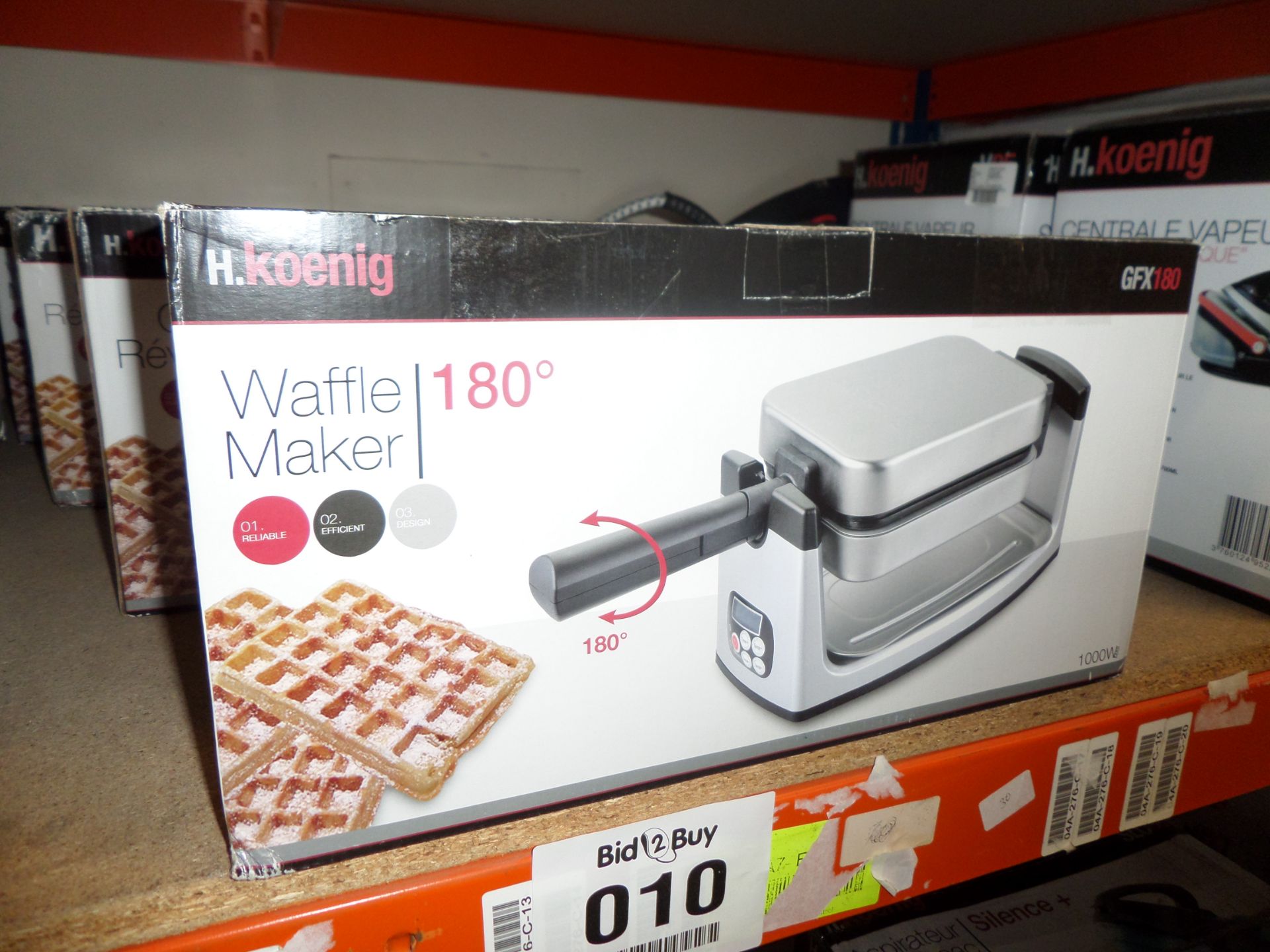 4X H.KOENIG WAFFLE MAKER