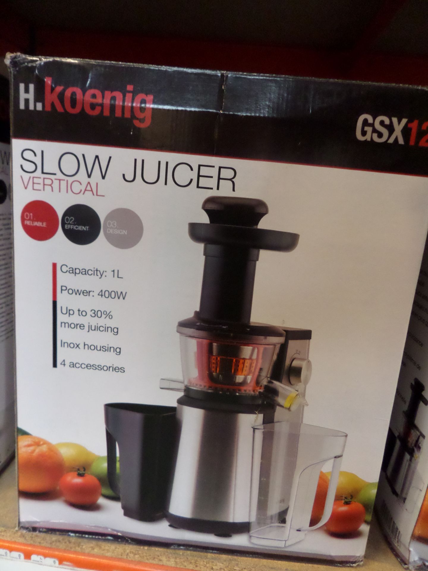 H.KOENIG 1L SLOW JUICER