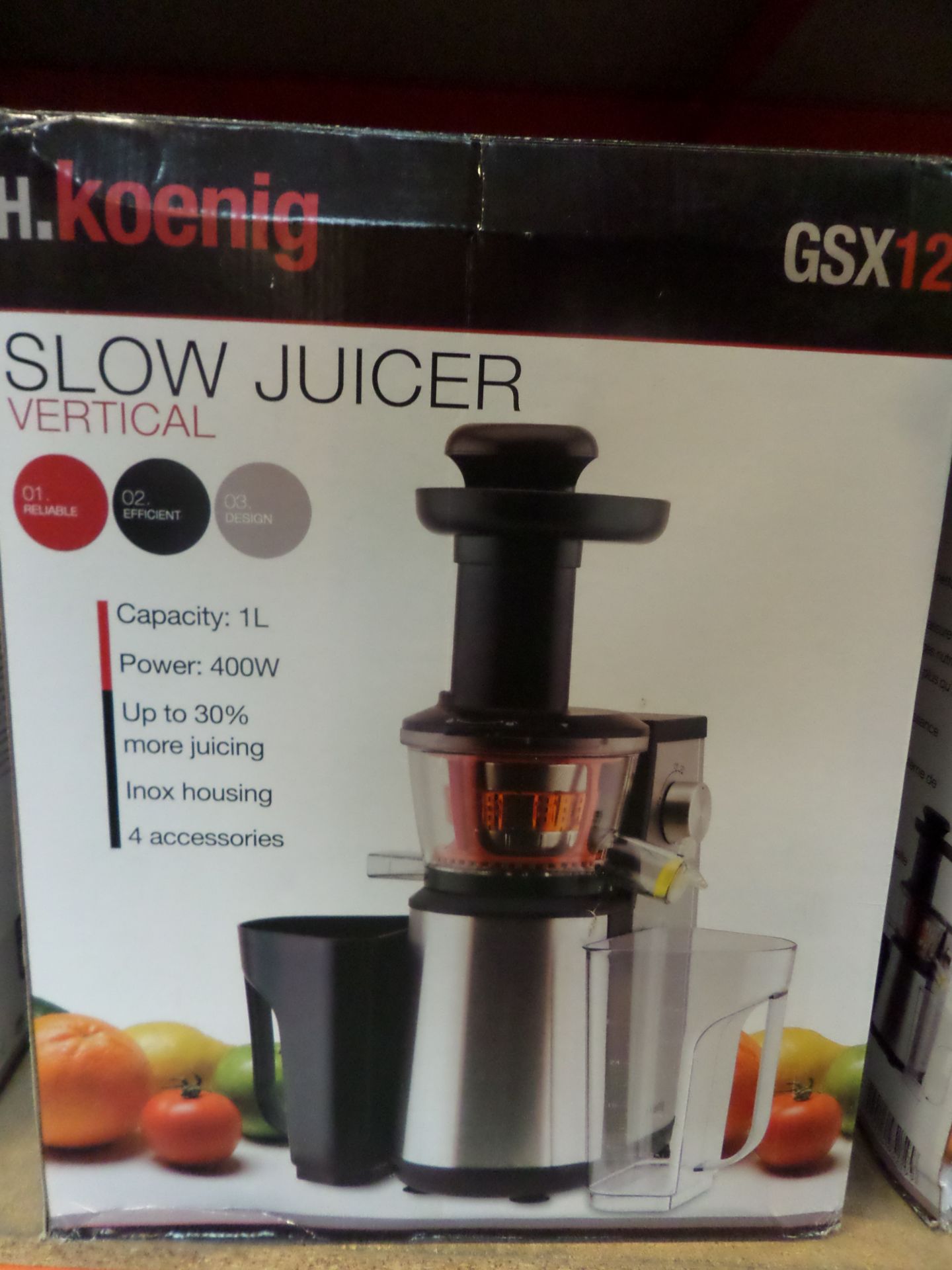 H.KOENIG 1L SLOW JUICER