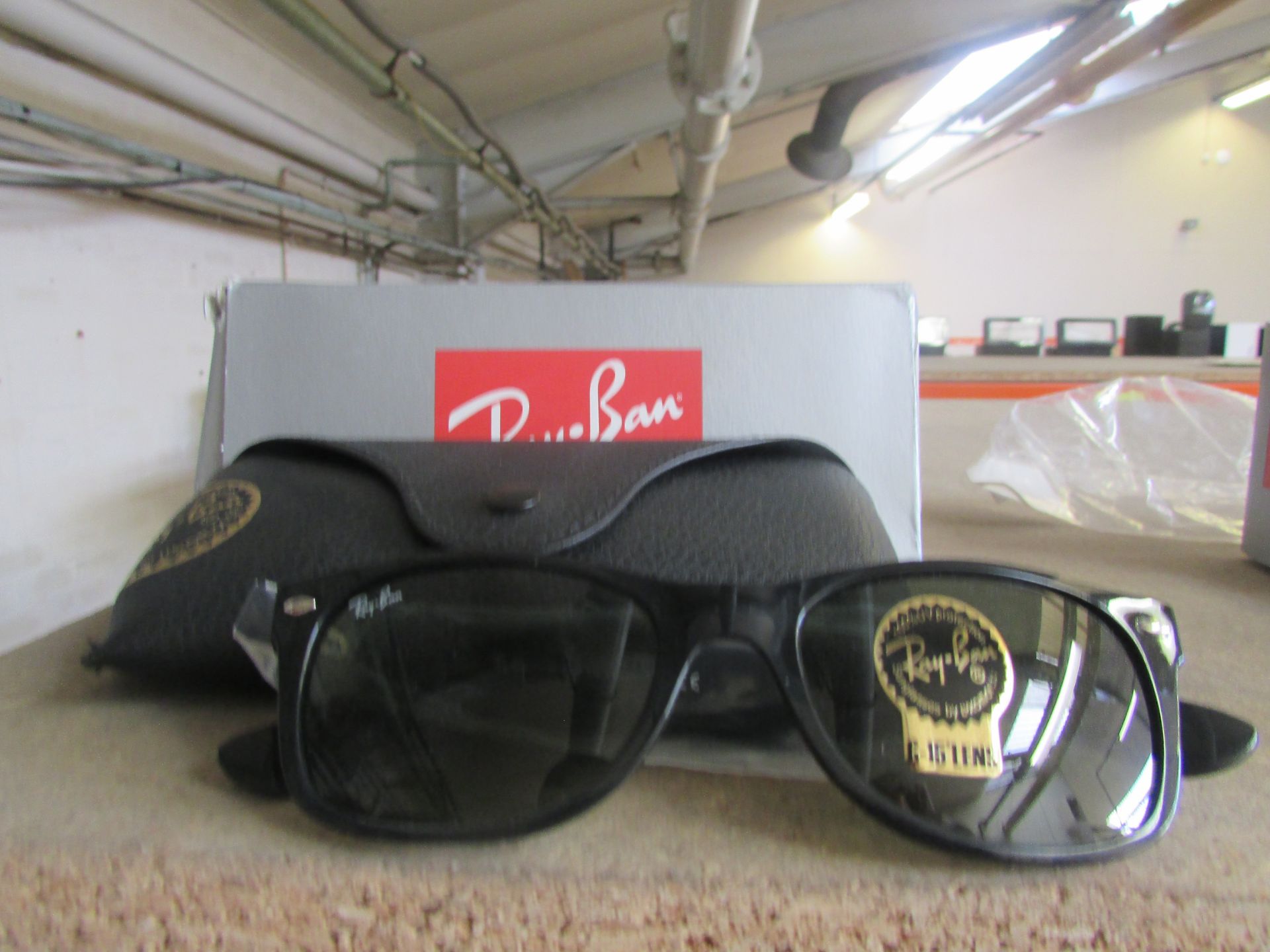 Ray-Ban Unisex Sunglasses With Travel Case Model Number Rb2132
