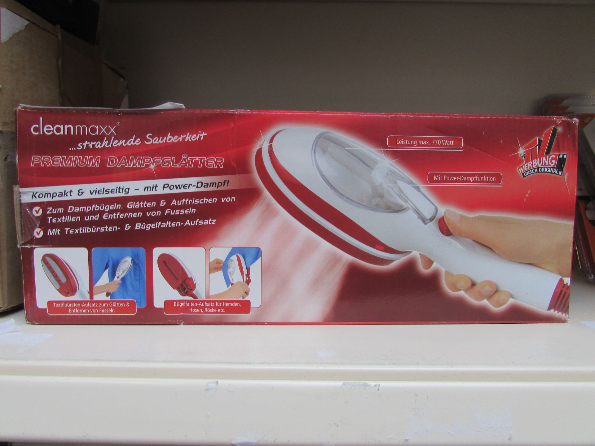 Cleanmax Clothes Hand Steamer & Iron