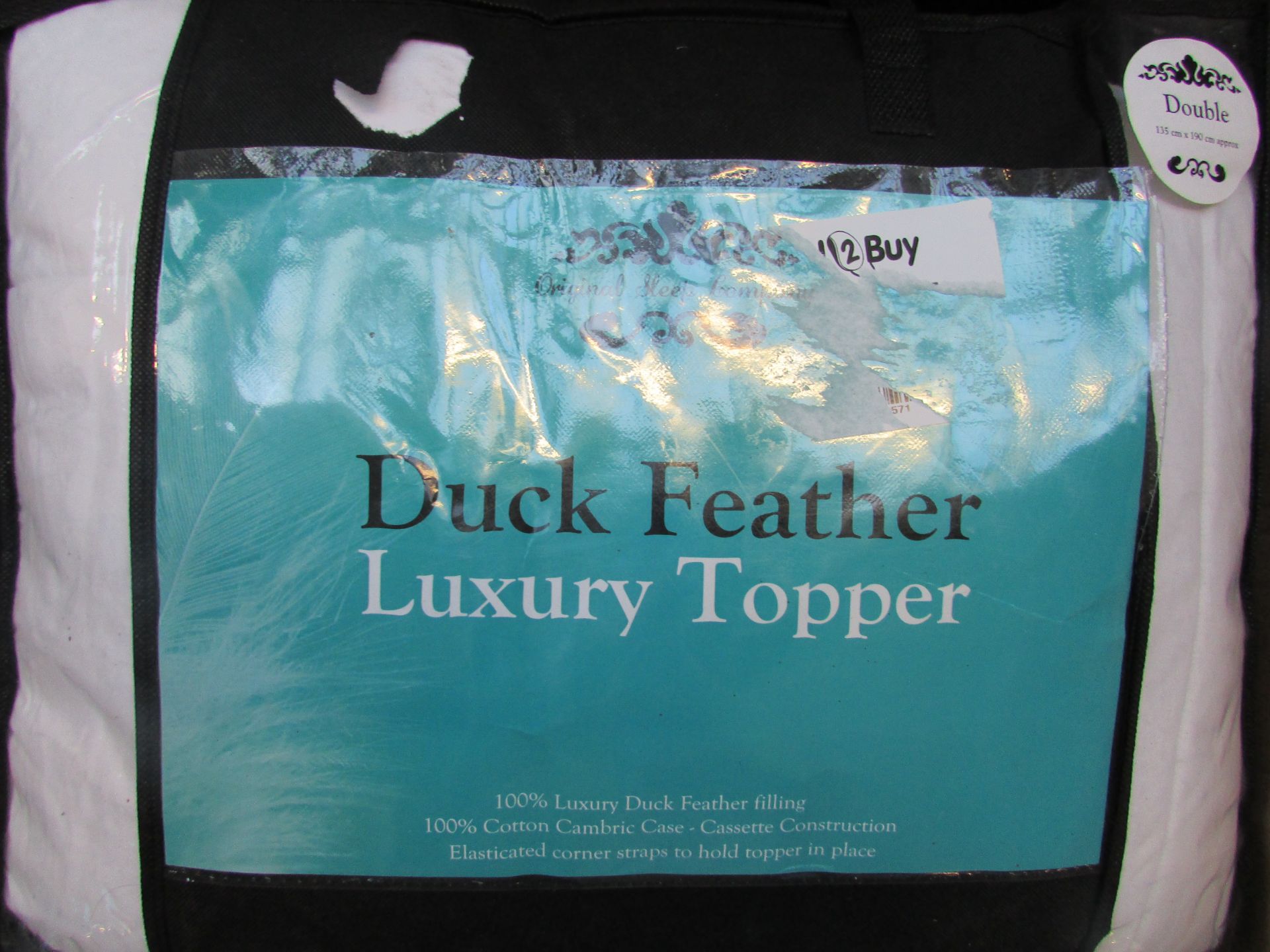 DUCK FEATHER LUXURY TOPPER DOUBLE