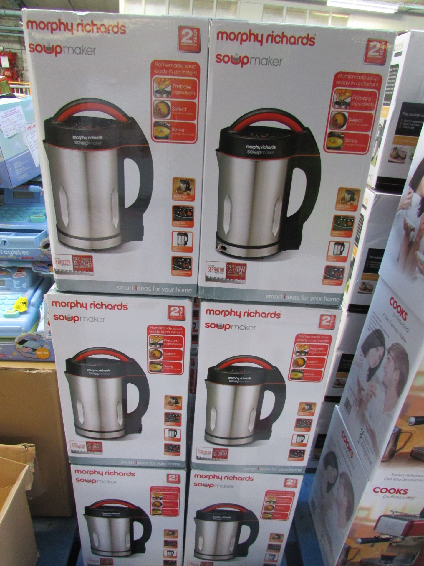 6X MORPHY RICHARDS SOUP MAKER