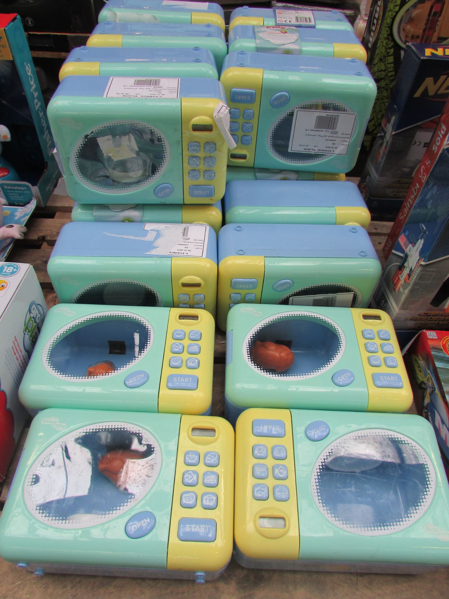 22X PRETEND PLAY MICROWAVE OVEN