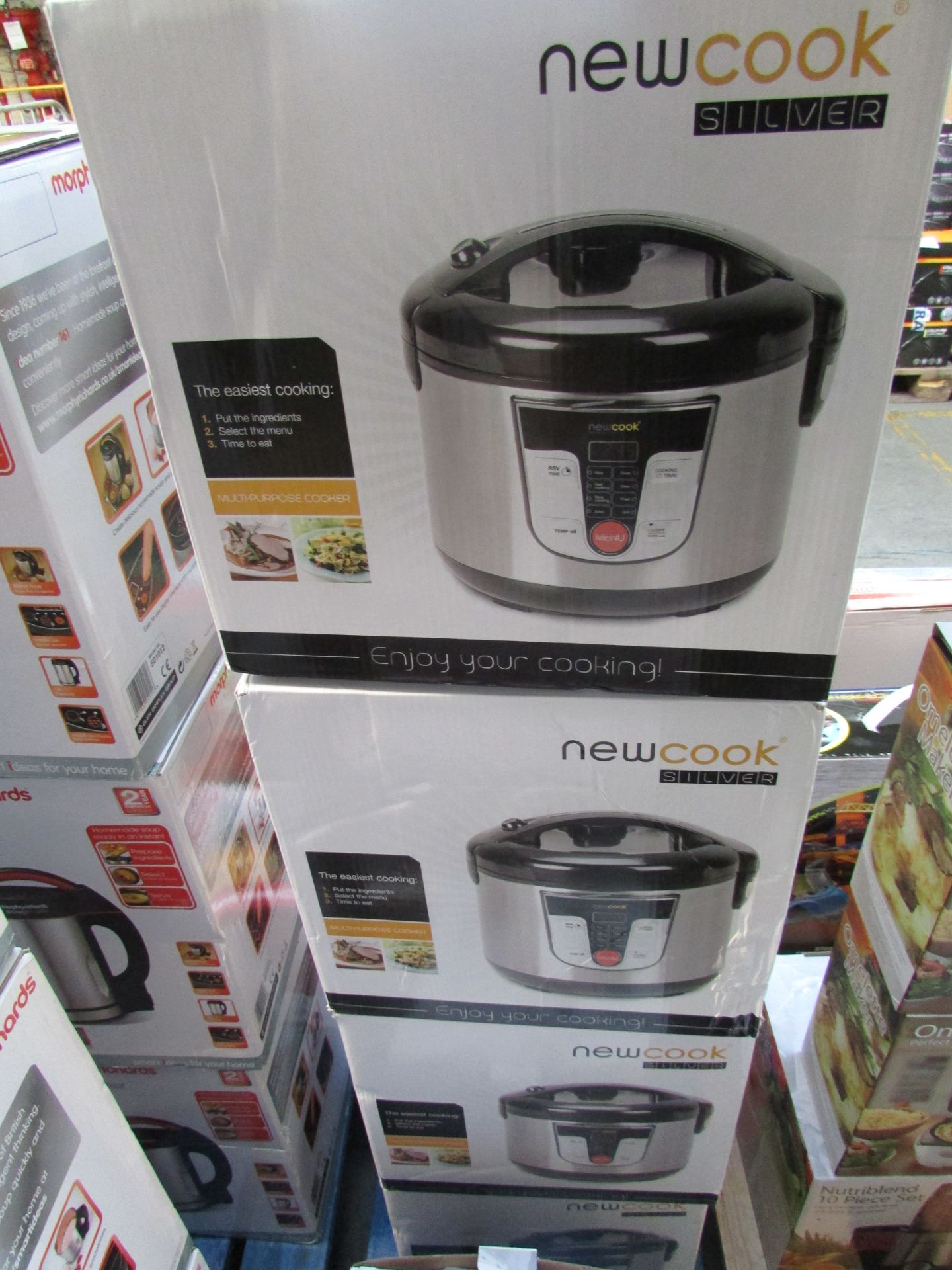 4X NEW COOK MULTI-PURPOSE COOKERS