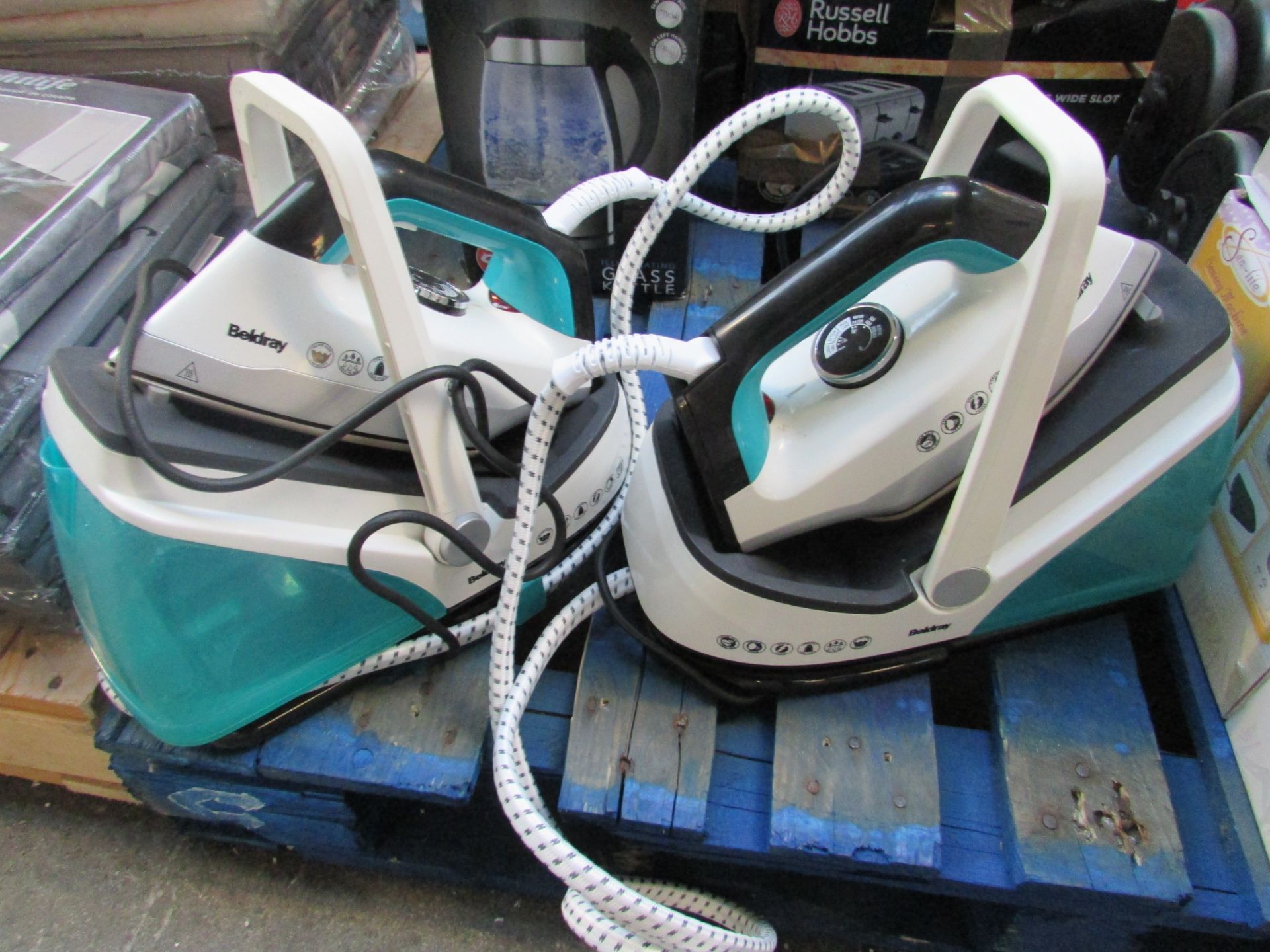 2X BELDRAY STEAM GENERATOR IRONS