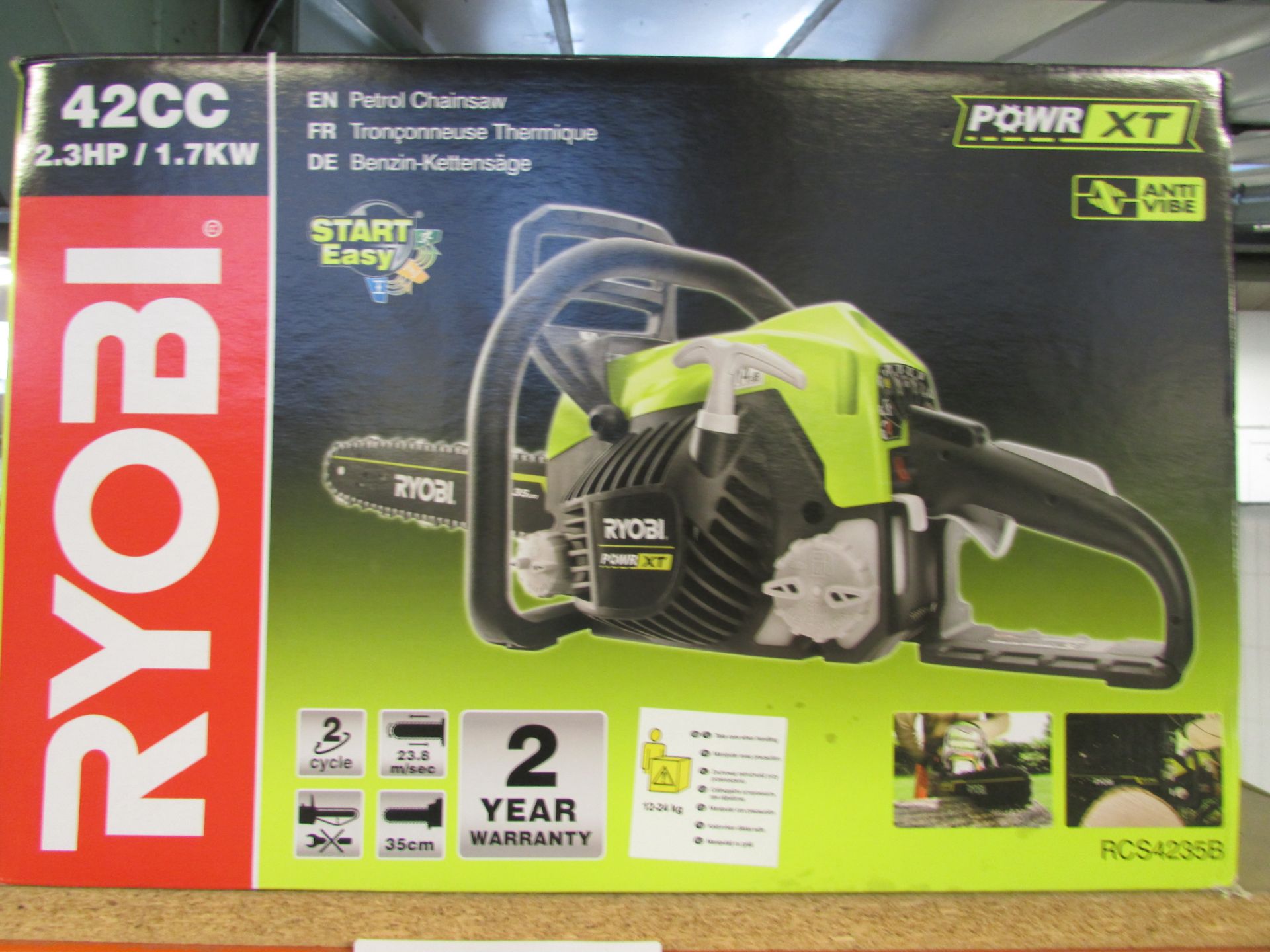 Ryobi Power Xt 42Cc Chain Saw Rcs4235B